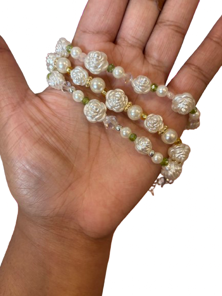 Rose Brush Beaded Bracelets