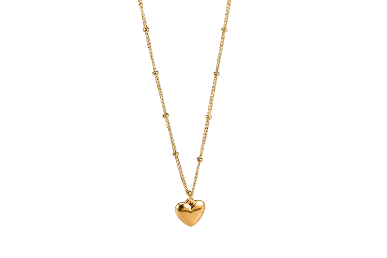 Beaded Heart Necklace