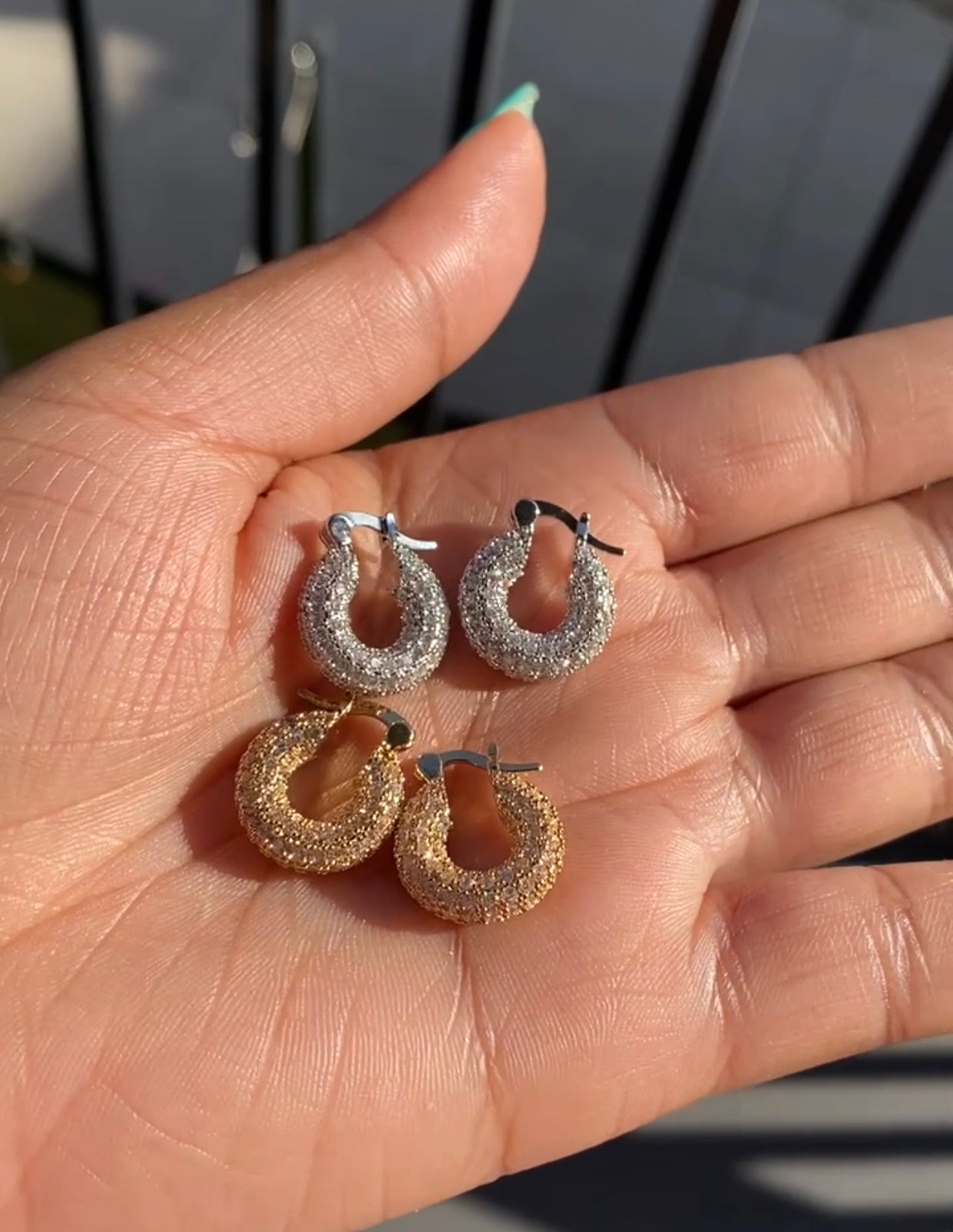 Bubble Cubic Earrings