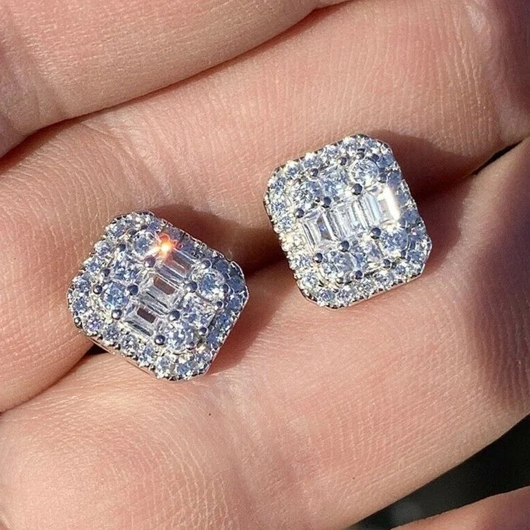 Square Cubic Earrings