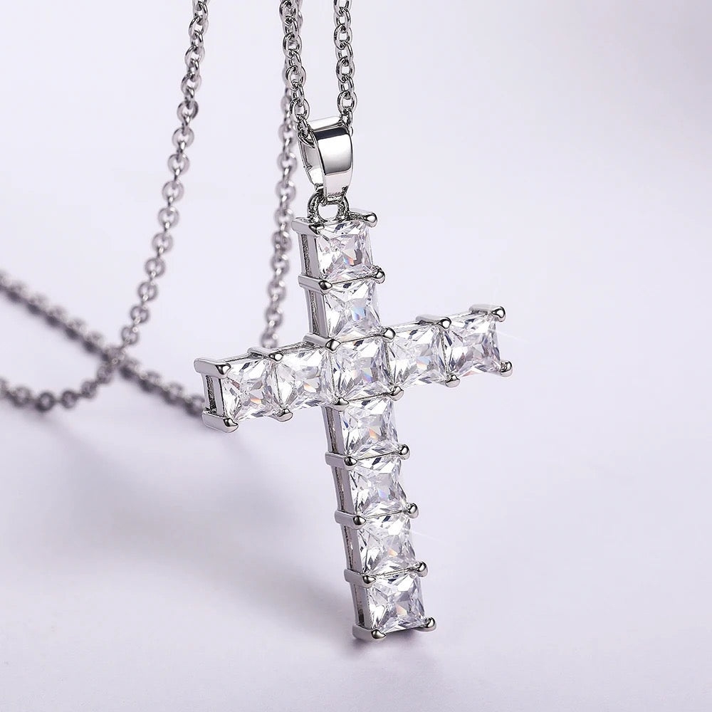Silver Cross Necklace