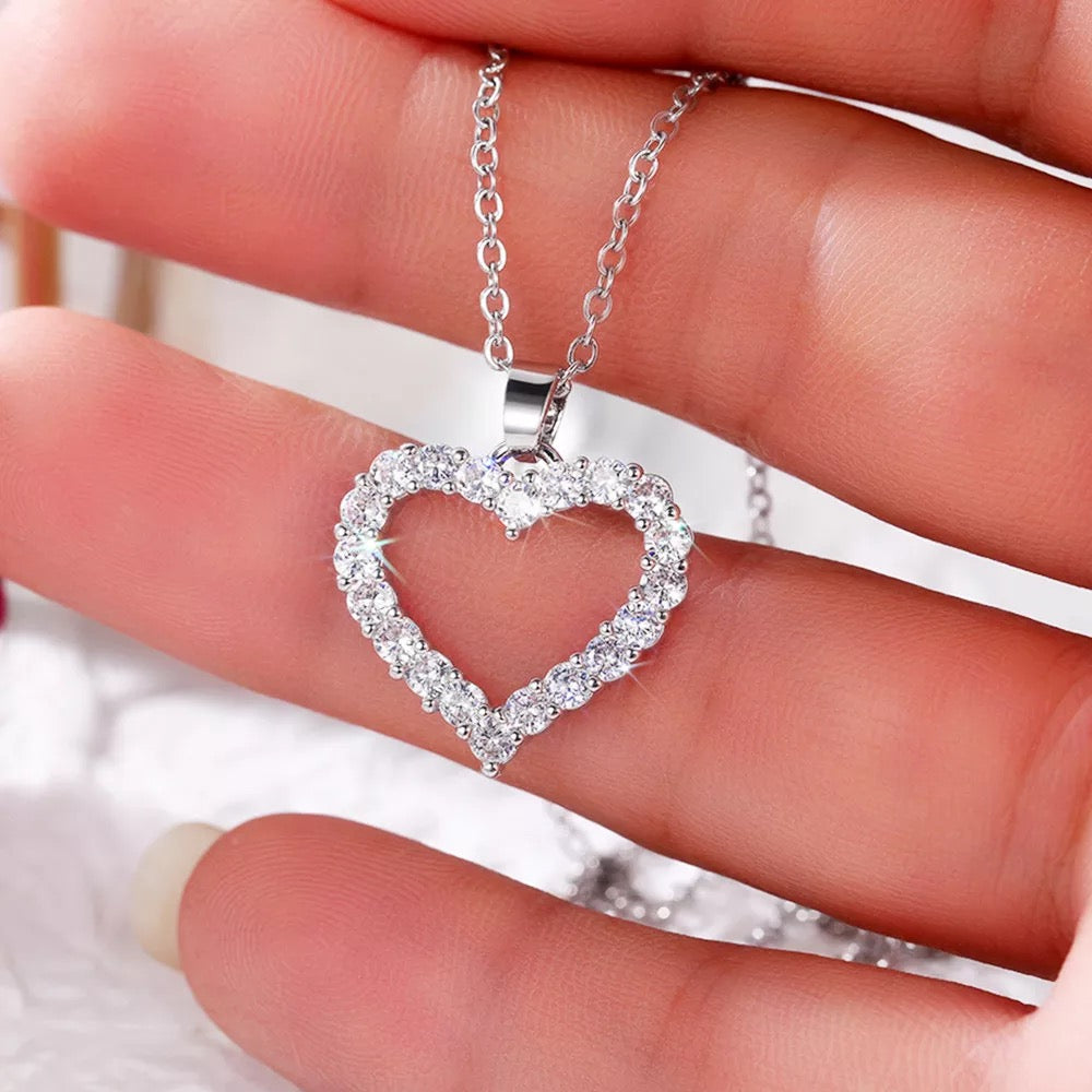 Open Heart Necklace
