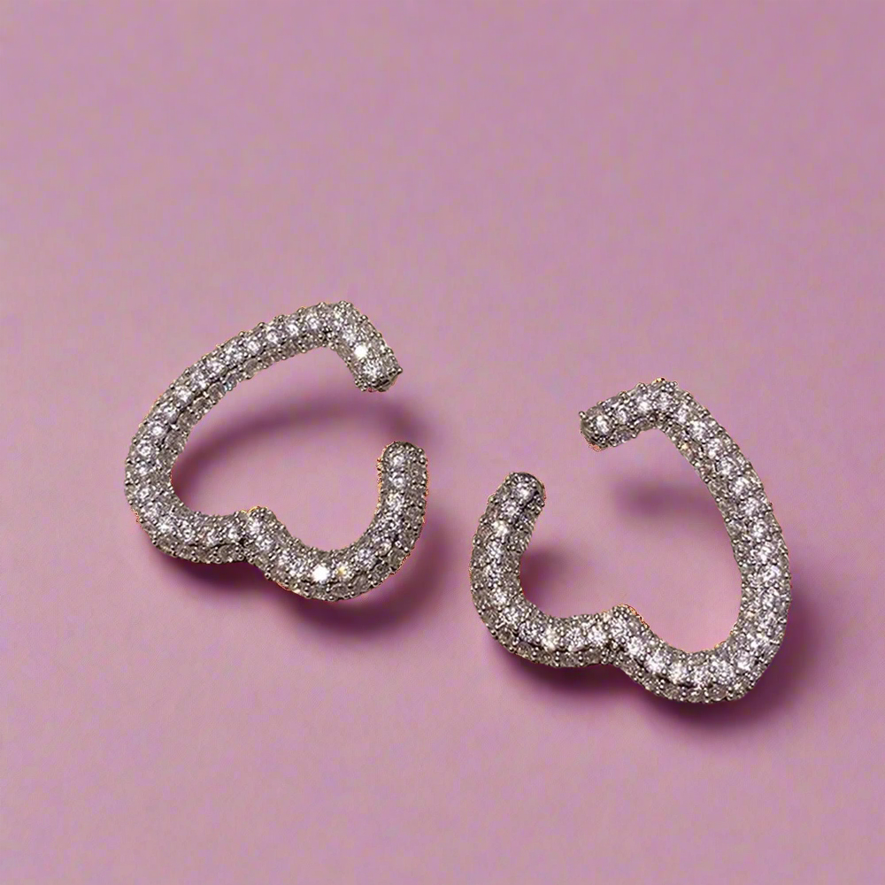 Amour Upside Couer Earrings