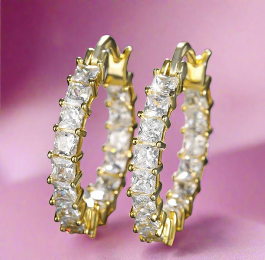 Dana Gold Hoop Earrings