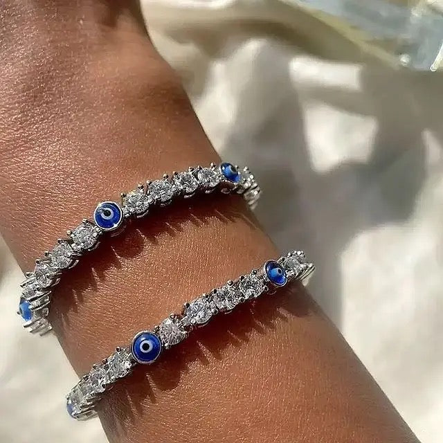 Evil Eye Tennis Bracelet