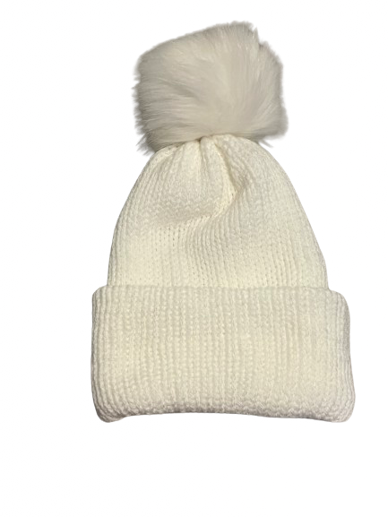 Rich Girl Knit Faux Fur Beanies