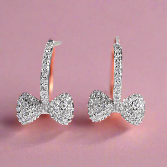 Tiny Bow Earrings