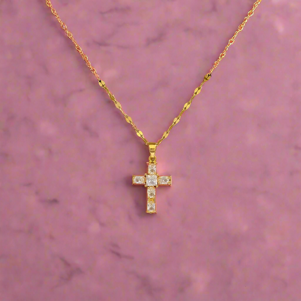 Gold Mini Cross