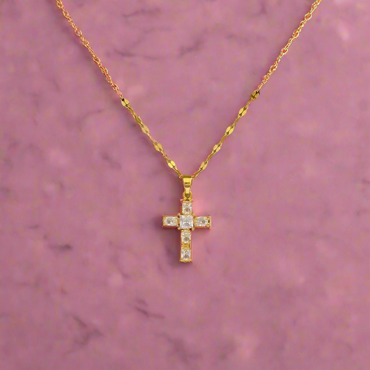 Gold Mini Cross