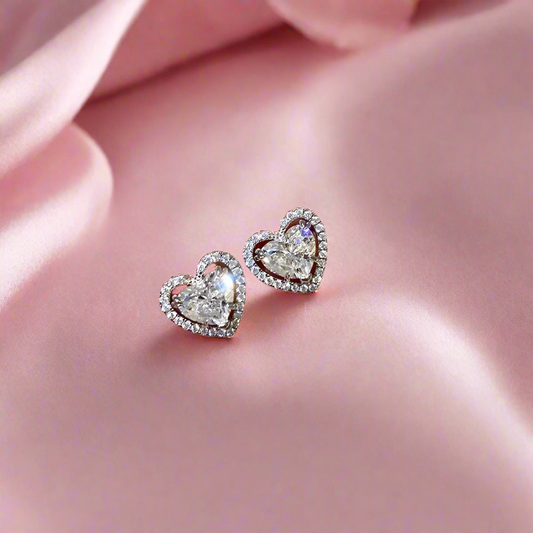Chic Double Heart Earrings