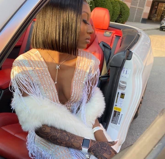 Tassel Initial Necklace