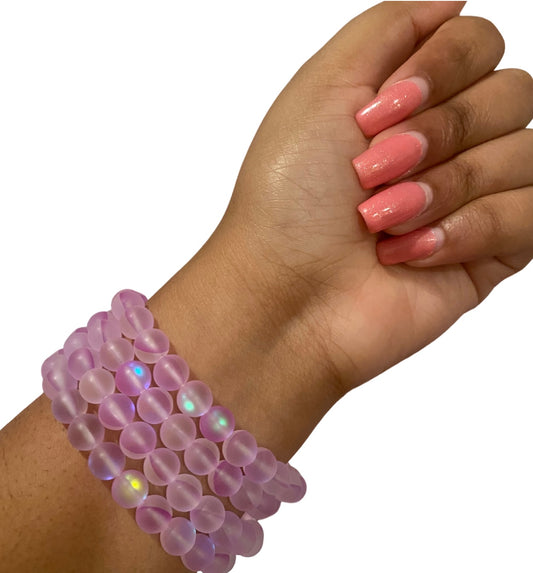 Purple Mermaid Beaded Bracelet (1pc)