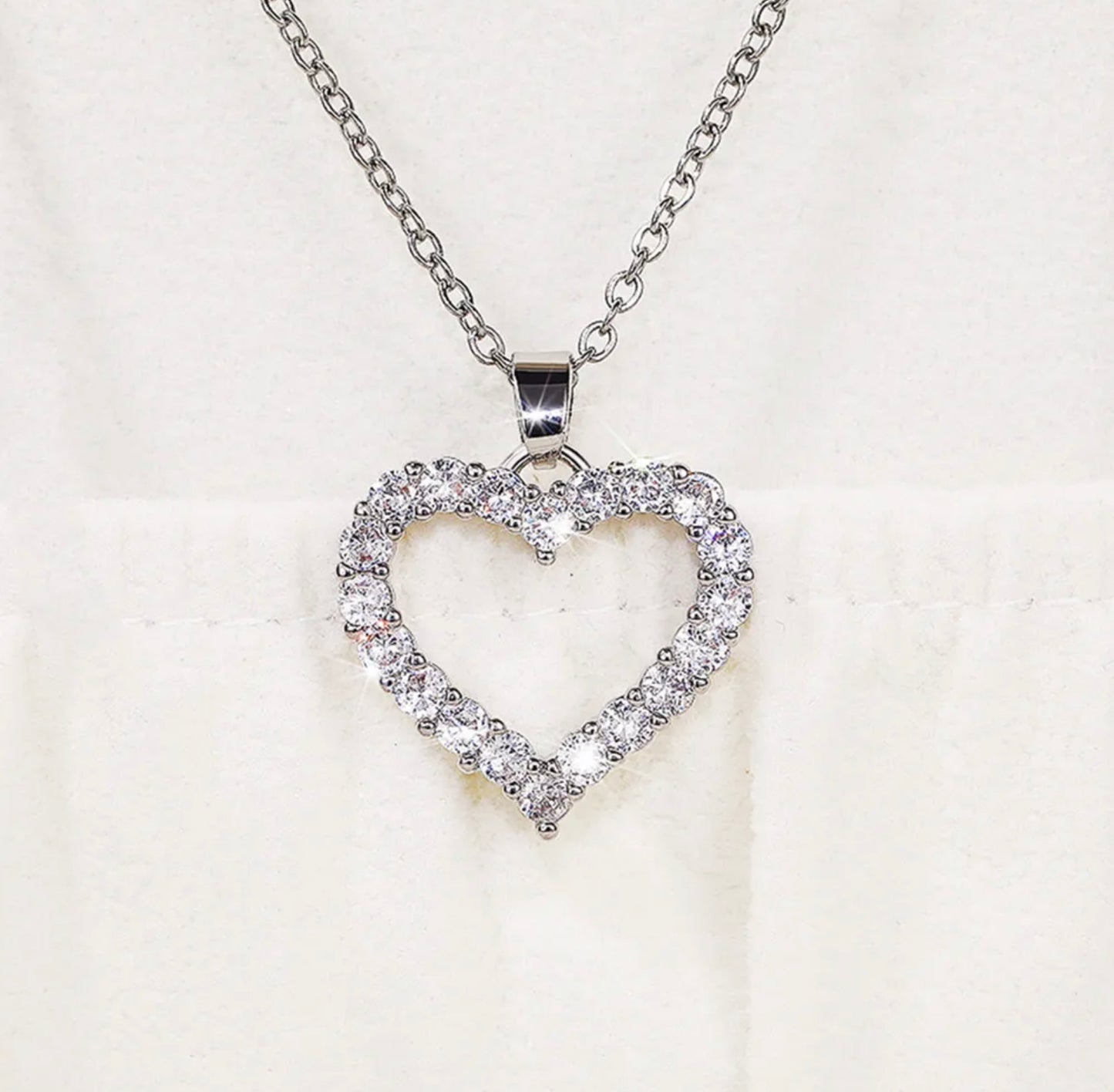 Open Heart Necklace