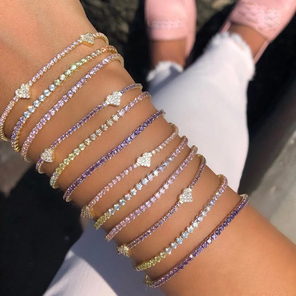 Rose Cupid Heart Bracelet