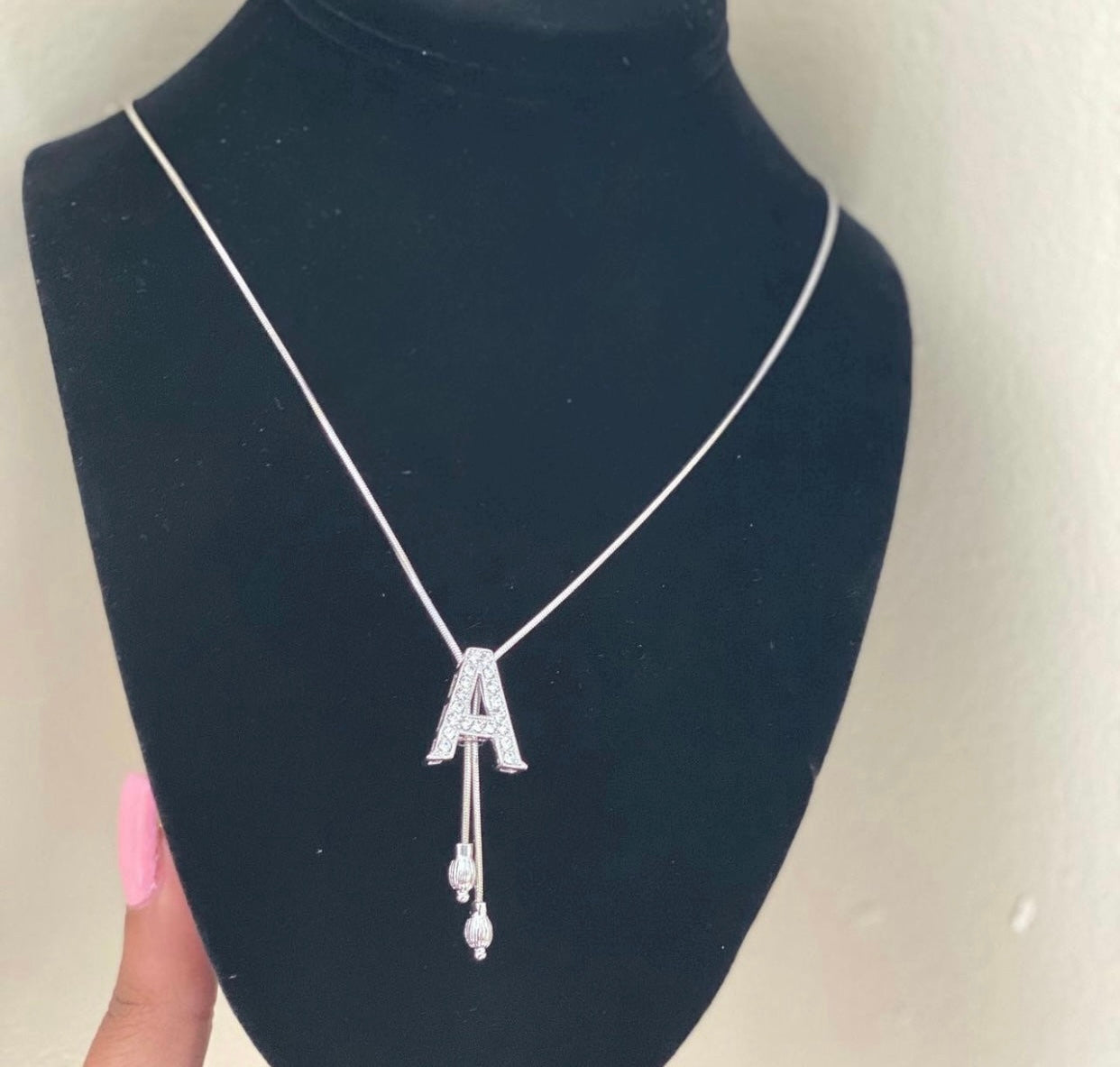Tassel Initial Necklace